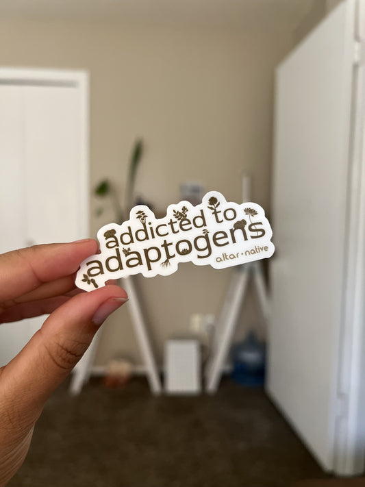 Adaptogens Addict 𖥸 Sticker