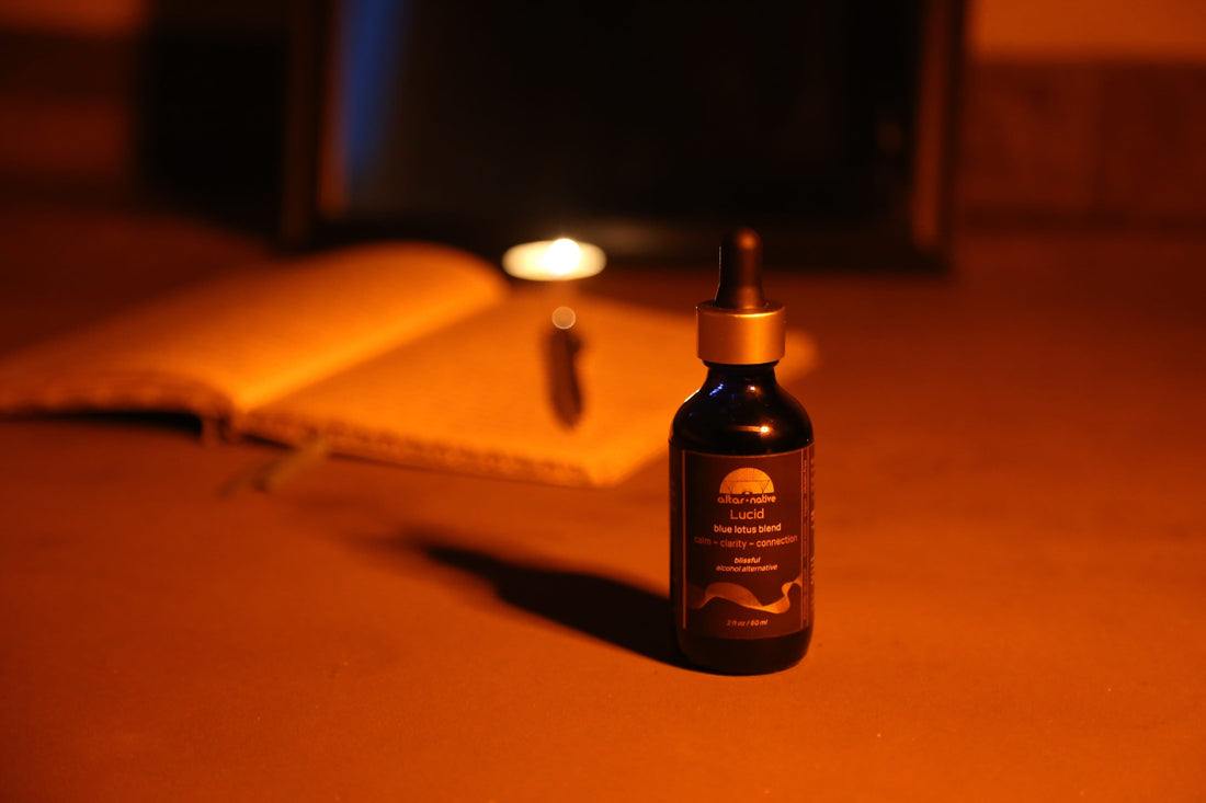 Lucid Journaling: A writing ritual with Blue Lotus drops
