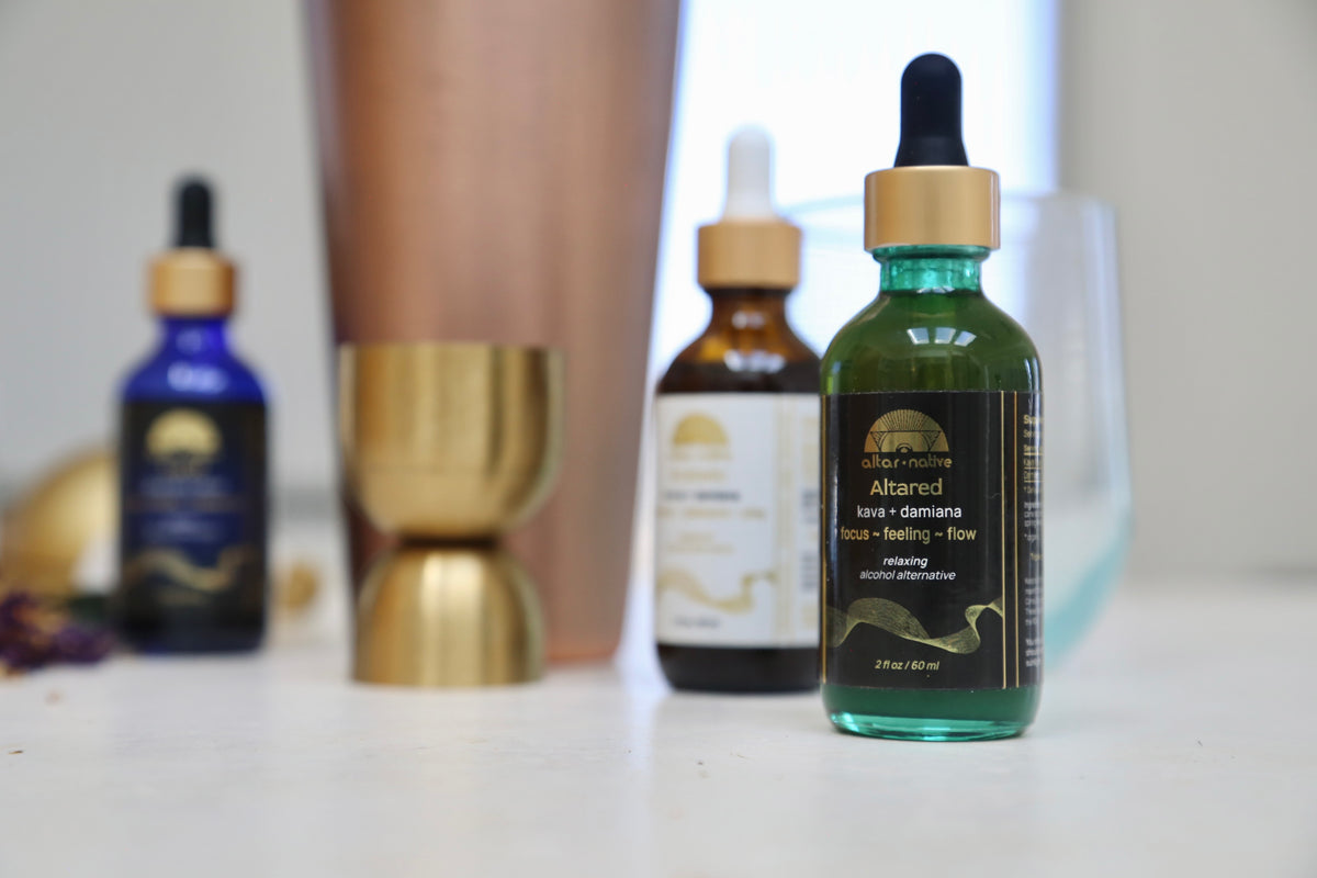 Altared kava + damiana herbal drops by Altar Native